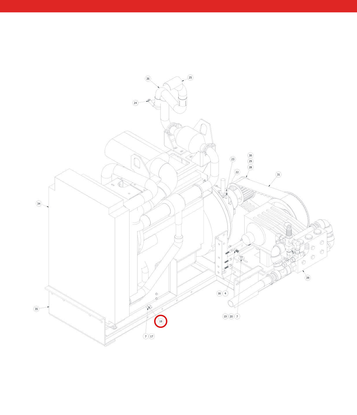 Spartan Tool 79920145 parts diagram, item 208 circled (Elite Soldier Hydro-Jet - 7584E000)