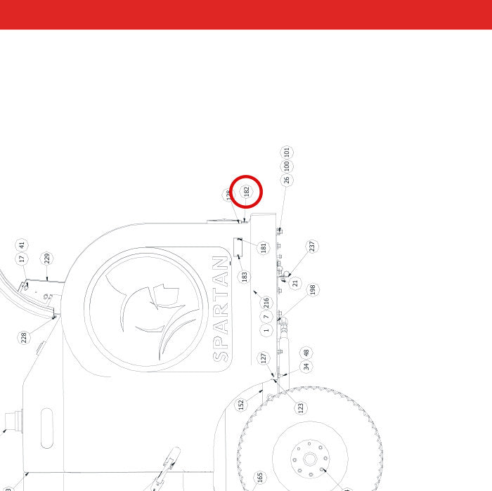 Spartan Tool 79945830 parts diagram, item 225 circled (Elite Soldier Hydro-Jet - 7584E000)