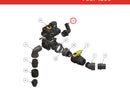 Spartan Tool 79976150 parts diagram, item 2 circled (Assy, Low PSI Valve - Manual - 75874150)