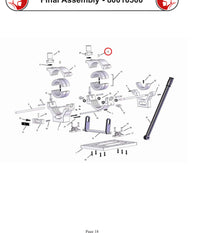 Spartan Tool 80010521 parts diagram, item 21 circled (Positive Grip Sub-Assembly 82002000)