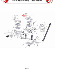 Spartan Tool 80010528 parts diagram, item 28 circled (Positive Grip Sub-Assembly 82002000)