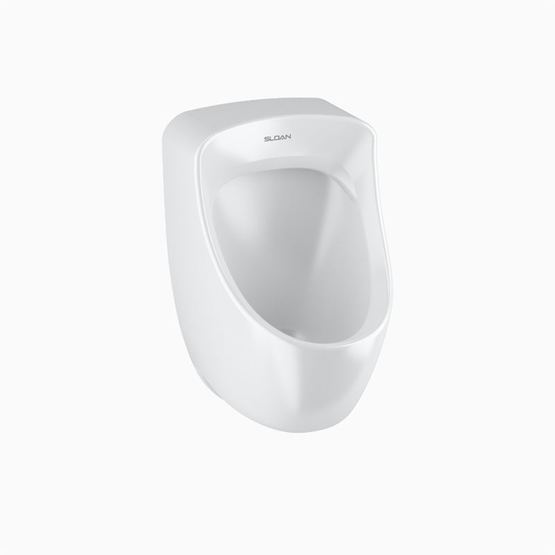 Sloan SU-7019-STG Vitreous China Urinal, Wash Down, 0.125 to 1.0 gpf