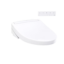 TOTO WASHLET S5 Electronic Bidet Seat, Elongated, Cotton White - SW3446