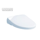 TOTO WASHLET S7A Electronic Bidet Seat, Round, Contemporary Lid, Cotton White - SW4735