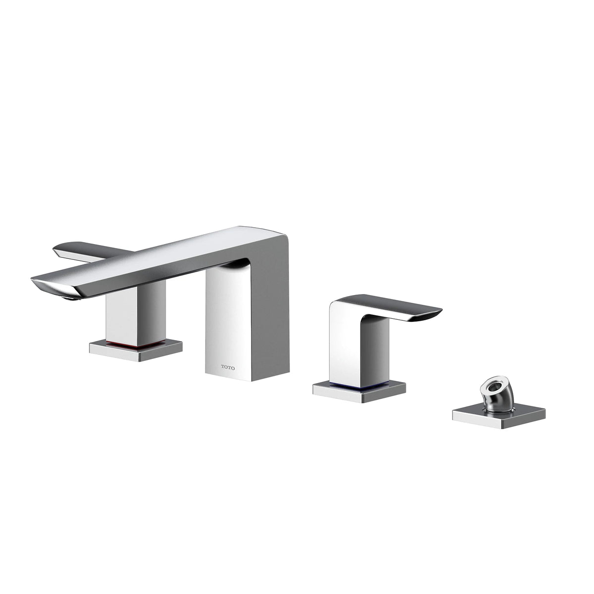 TOTO GR Four-Hole Roman Tub Filler Trim, Polished Chrome (Requires Rough-In TBN01202U) - TBG02202U#CP
