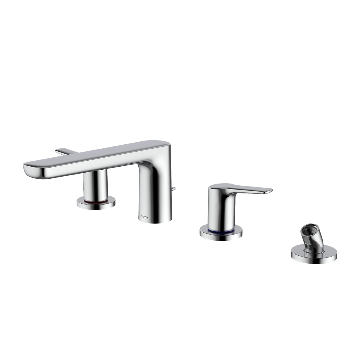 TOTO GS Four-Hole Roman Tub Filler Trim, Polished Chrome (Requires Rough-In TBN01202U) - TBG03202U#CP