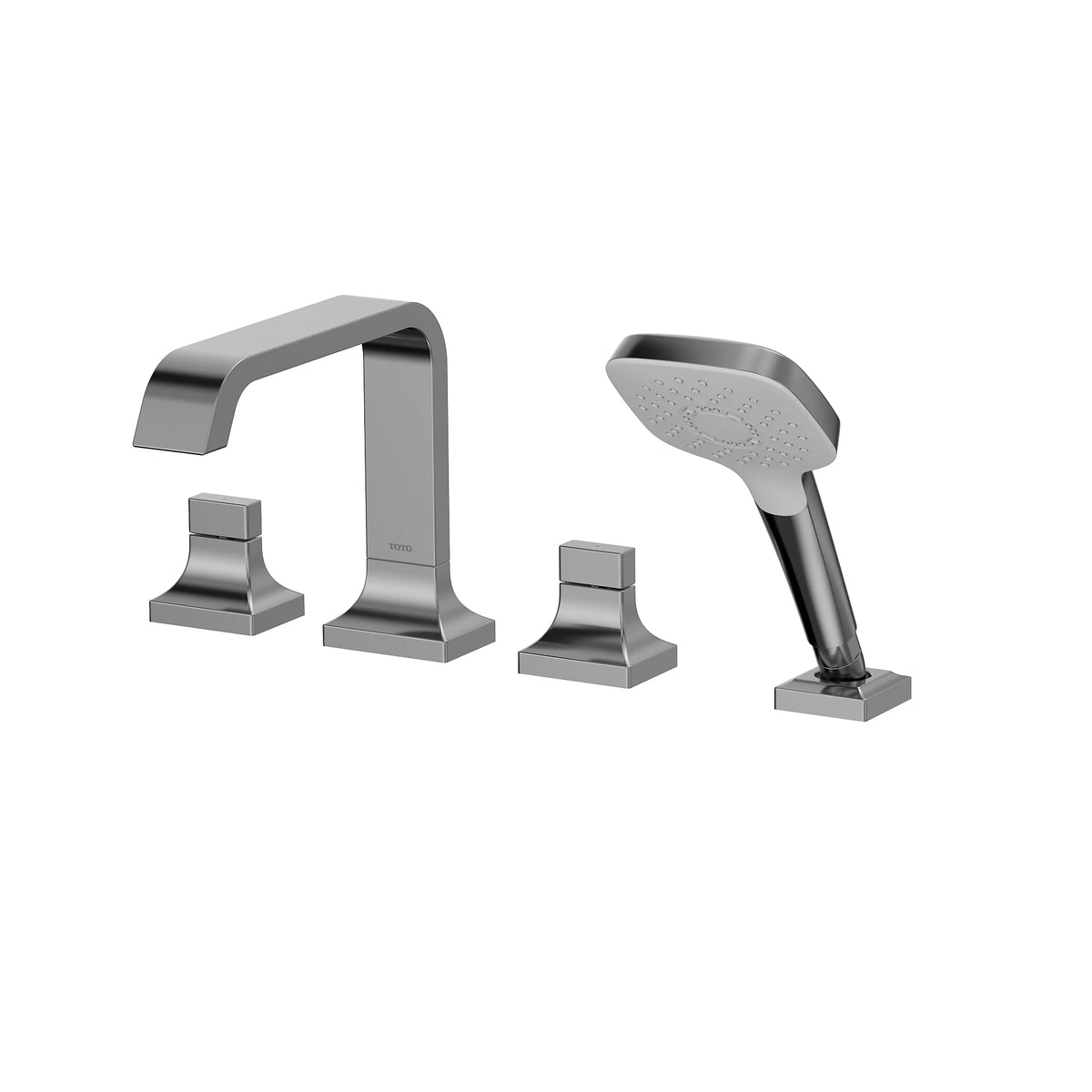 TOTO GC Four-Hole Roman Tub Filler Trim, Polished Chrome (Requires Rough-In TBN02204U) - TBG08202U#CP