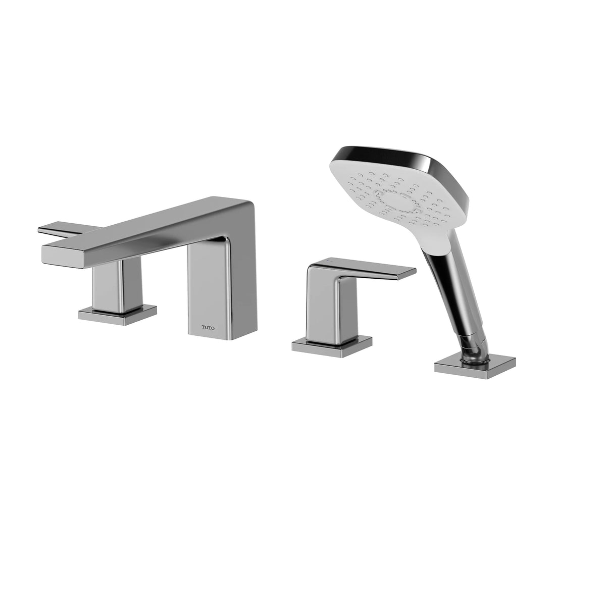 TOTO GB Four-Hole Roman Tub Filler Trim, Polished Chrome (Requires Rough-In TBN02203U) - TBG10202U#CP