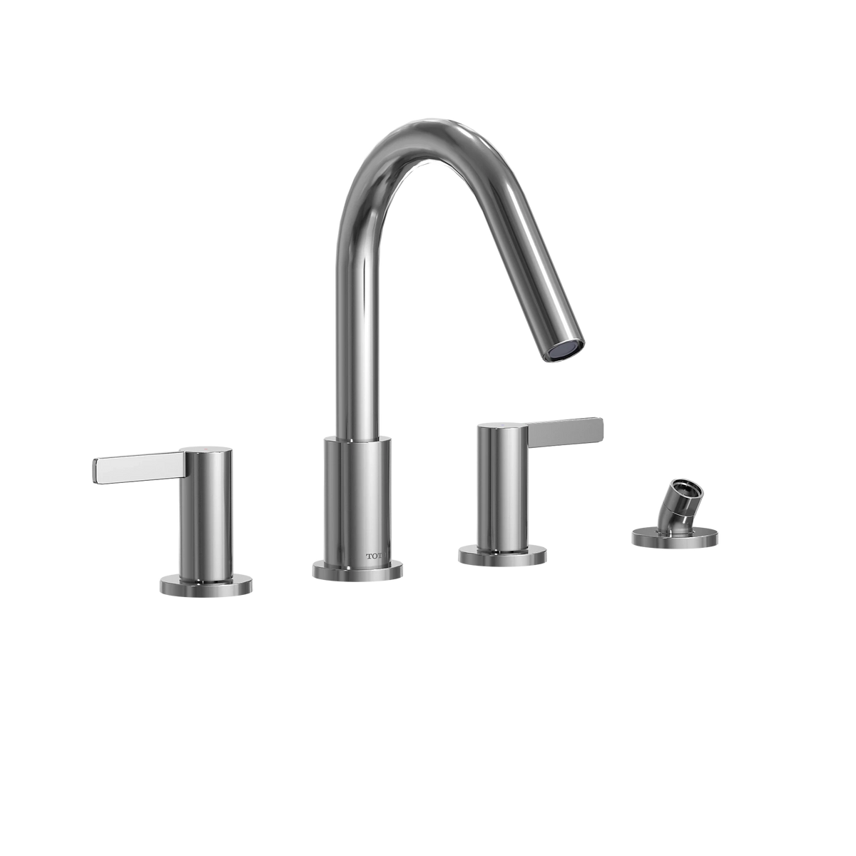 TOTO GF Four-Hole Roman Tub Filler Trim, Polished Chrome (Requires Rough-In TBN02203U) - TBG11202UA#CP