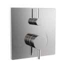 TOTO G Series Pressure Balance Shower Valve Trim with Diverter, Square, Polished Chrome (Requires Rough-In TSPVM) - TBV02802U
