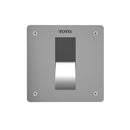 TOTO ECOPOWER Touchless Toilet Flush Valve, 1.0 GPF, Concealed with 4" x 4" Cover Plate, i Series IoT-Ready, Valve Only, Stainless Steel - TET3UBi