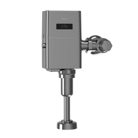 TOTO ECOPOWER Touchless Urinal Flush Valve, 0.125 GPF, Exposed, i Series IoT with LoRa Card, with 3/4" Top Spud Vacuum Breaker Set, Polished Chrome - TEU1UAi412#CP