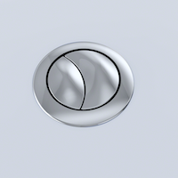 TOTO Push Button Assembly for Aquia MS654 - 53MM, Polished Chrome - THU340#CP