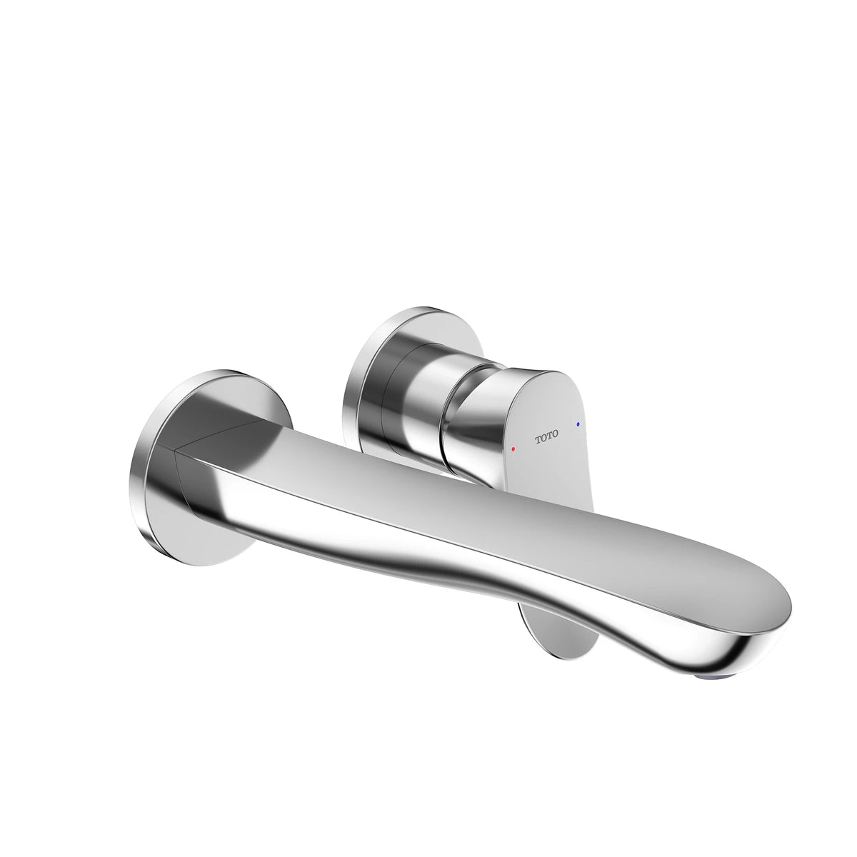 TOTO GO Wall-Mount Bathroom Faucet, Long Spout, 1.2 GPM, Polished Chrome - TLG01311UA#CP