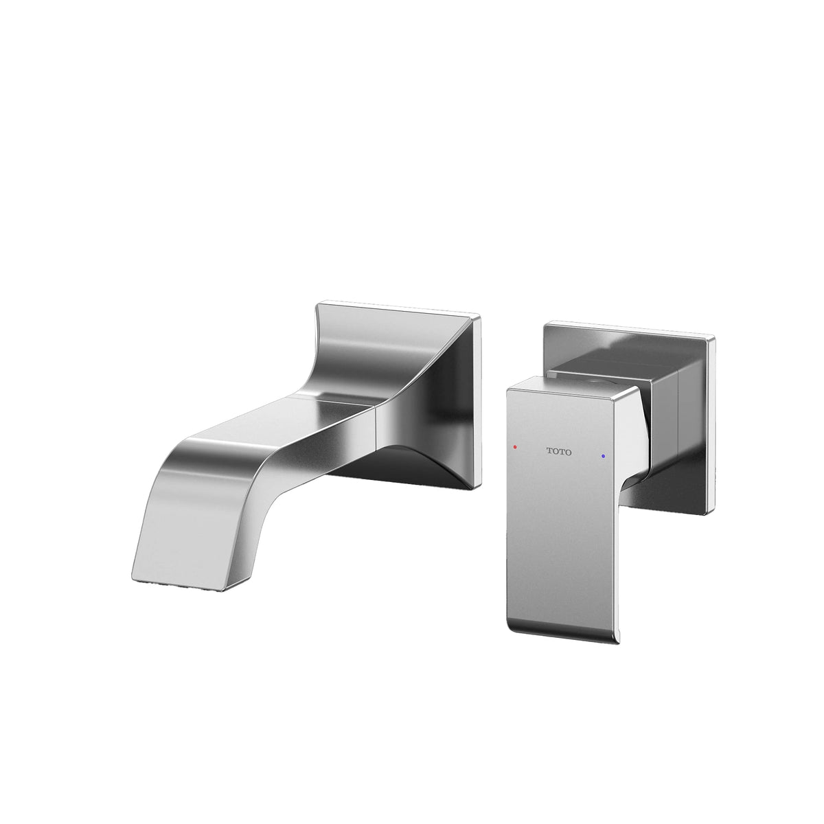 TOTO GC Wall-Mount Bathroom Faucet, Short Spout, 1.2 GPM, Polished Chrome - TLG08307U#CP