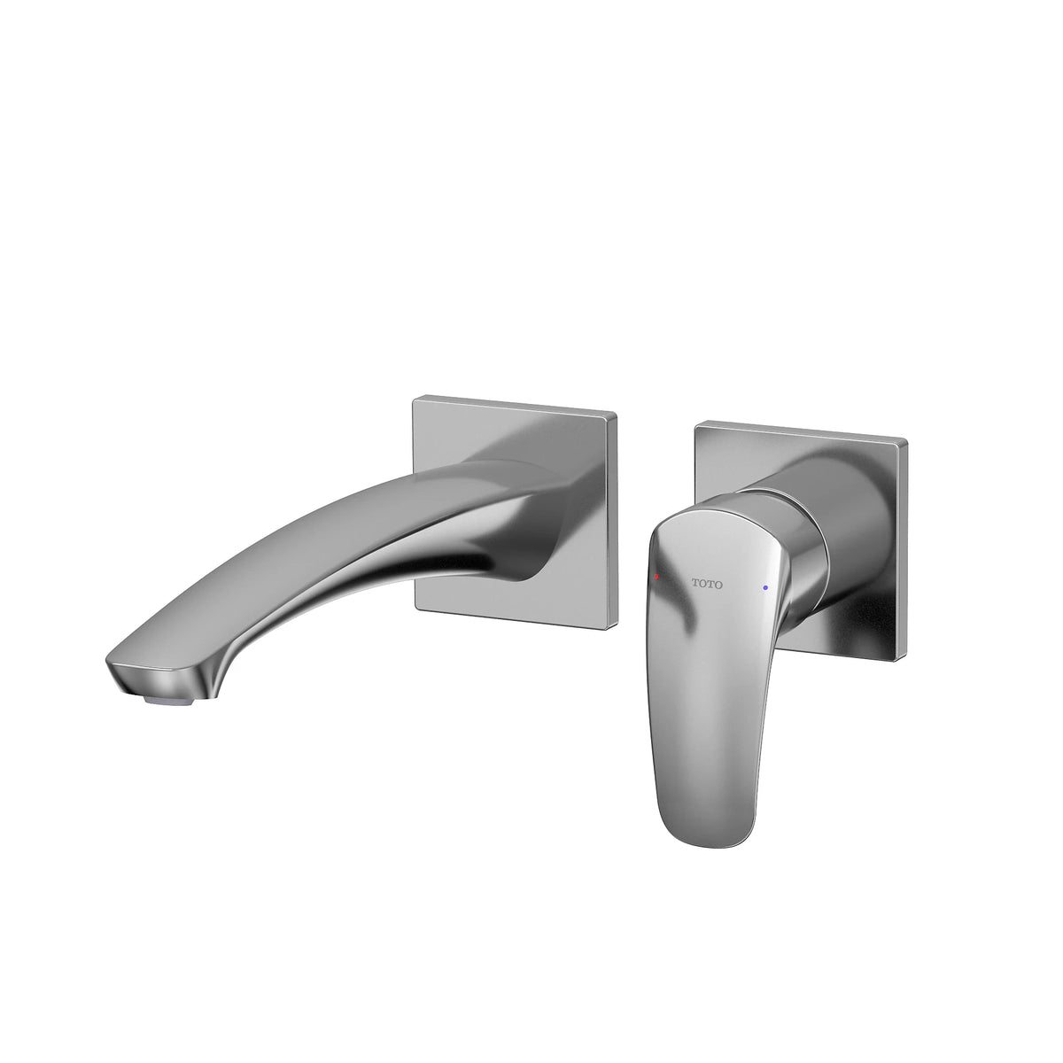 TOTO GM Wall-Mount Bathroom Faucet, Long Spout, 1.2 GPM, Polished Chrome - TLG09308U#CP