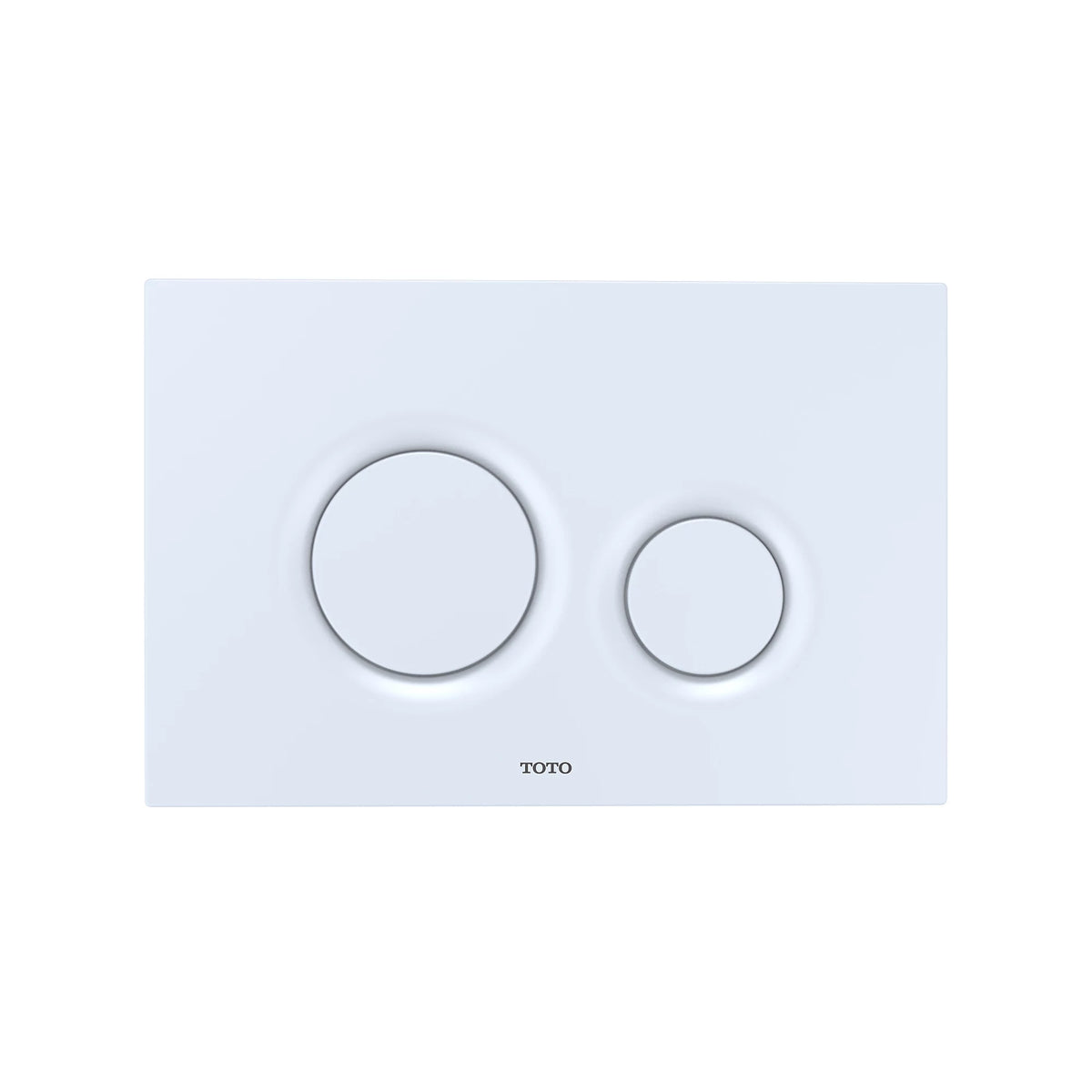 TOTO Basic Round Push Plate, White - YT930#WH