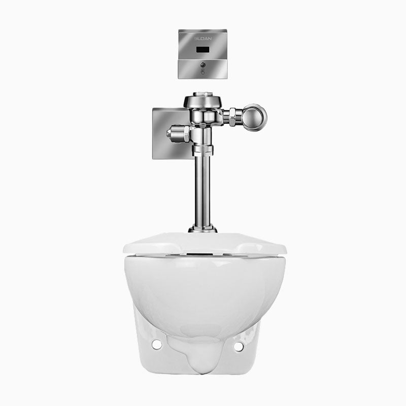 Sloan WETS-2450.1301 Water Closet Combo, ST-2459 Wall-Mounted Top Spud with Royal 111-1.28