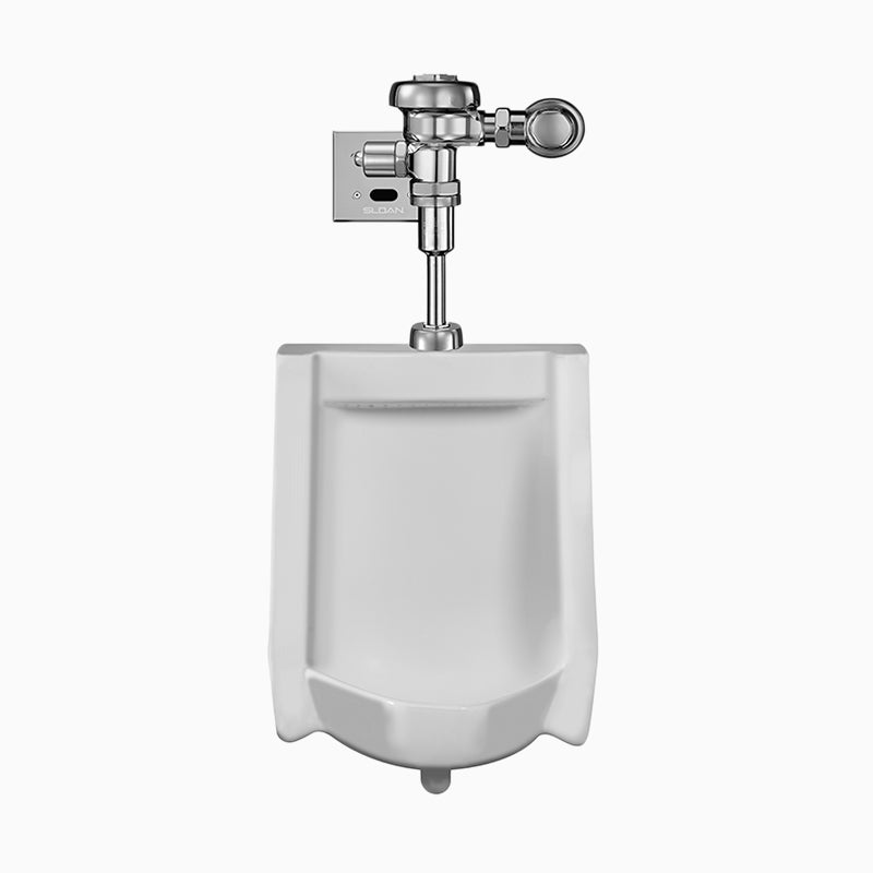 Sloan WEUS-1005.1335 Urinal Combo, SU-1009 Top Spud with Sloan 186-0.5 (0.5 gpf)