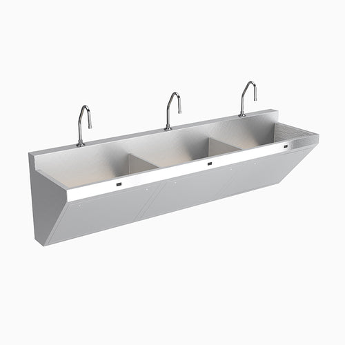 Sloan ESS-2300-H-BDT 3-Station Scrub Sink, Station with 3305712 Sensor