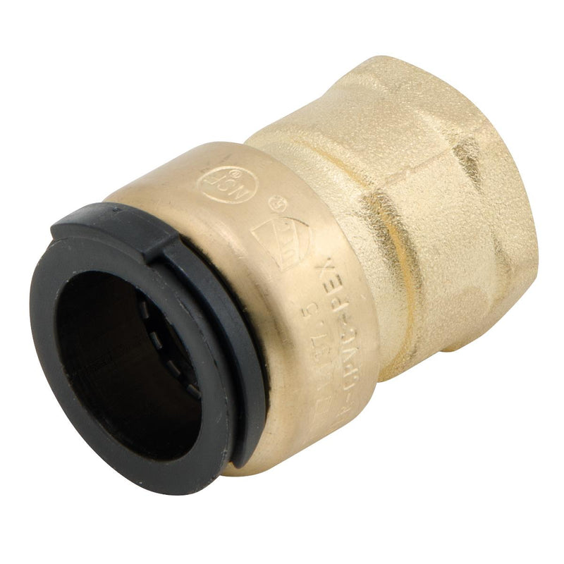 Watts LF4710-0806 3/8" Cts X 3/8" Npt Brass Fem Connector