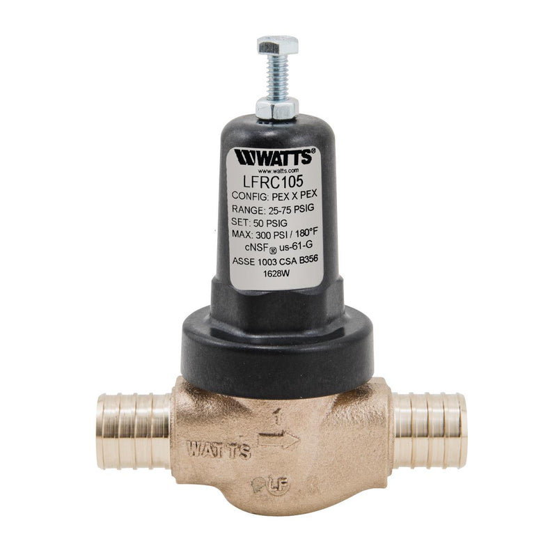 Watts LFRC105-PEXXPEX 1 Pressure Regulator for Plumbing