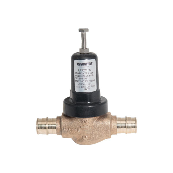 Watts RC105-CEFXCEF 3/4 Pressure Regulator for Plumbing