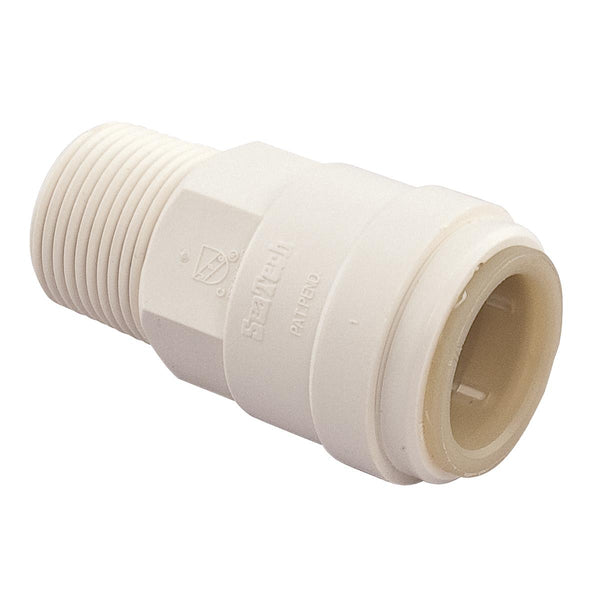 Watts 3501B-0808 3/8 Cts X 1/2 In Mpt Plastic Male Connector