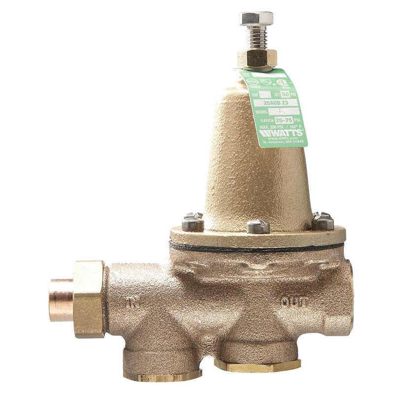Watts LF25AUB-S-LP-Z3 1/2 Pressure Regulator for Plumbing