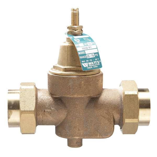 Watts LFN55BM1-DU 1/2 IN Pressure Regulator for Plumbing