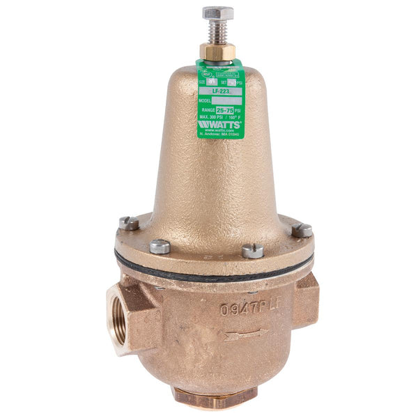 Watts LF223-B-LP 3/4 Pressure Regulator for Plumbing