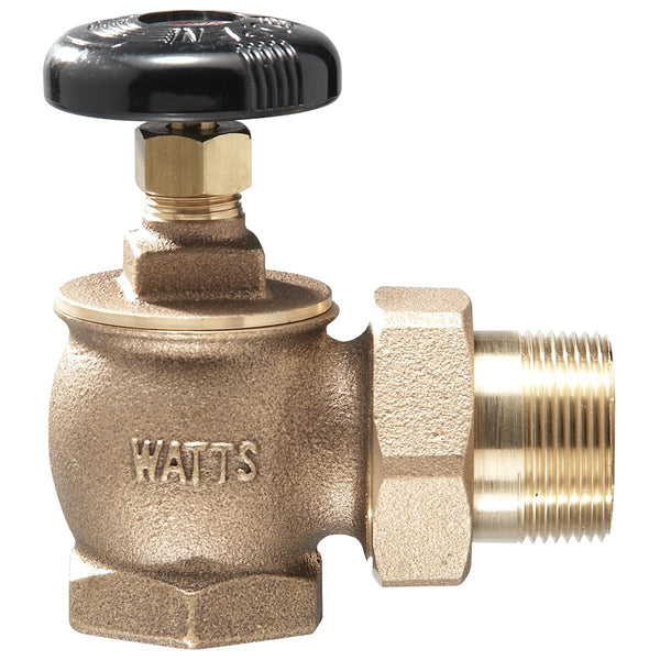 Watts RA-1-AP 1/2 1/2 In Bronze Steam Radiator Angle Valve