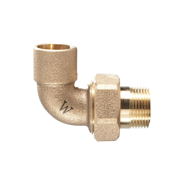 Watts UL-2-CXTMU 1/2 In Union Elbow, Solder X Male