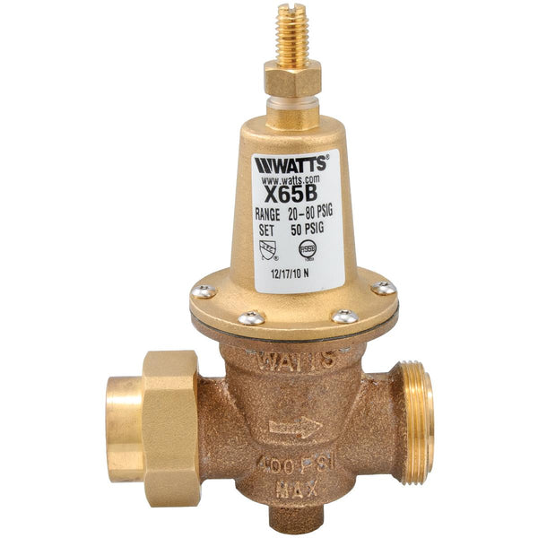 Watts LFX65BU 1/2 Pressure Regulator for Plumbing