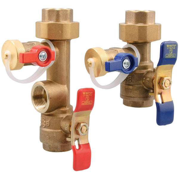 Watts HCN 3/4" Tankless Water Heater Valve Set, F Pipe Thrd