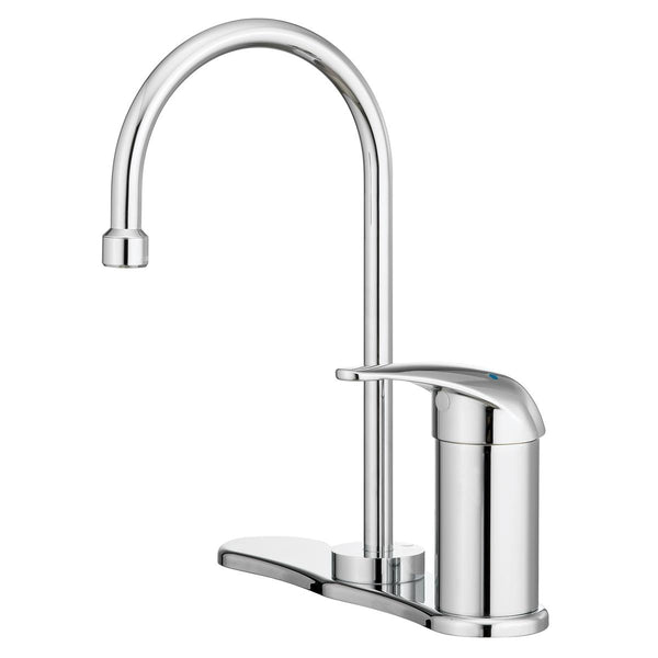 Watts GP1070V5 Lavsafe G-Neck T-Static Faucet w/ Deck Plate