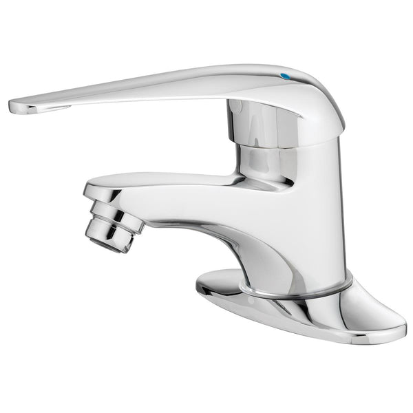 Watts Lavsafe T-Static Faucet w/ Deck Plate 6" Lever Handle