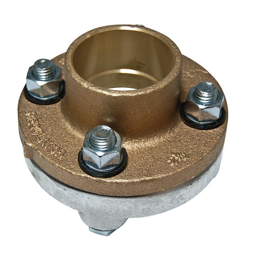 Watts 2 1/2" Dielectric Galvanized IFP Fitting w/ Tailpiece