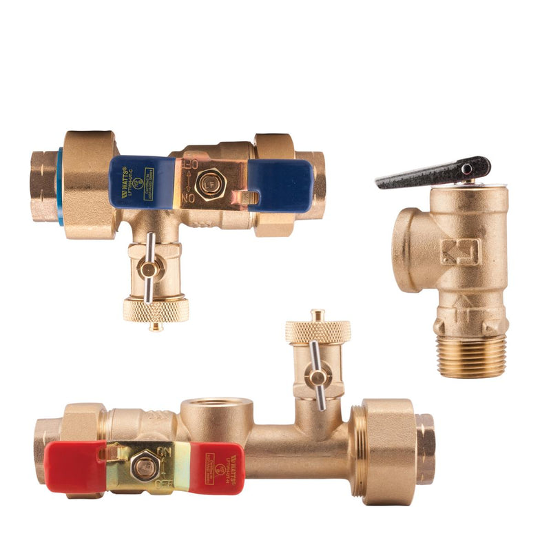 Watts 3/4" Tankless Hot Water Service Valve Kit w/