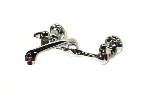 Kingston Brass Proseal 8" Adjustable Centers Wall Mount Kitchen Faucet