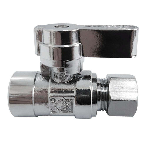 Kingston Brass KF4325 x 3/8" O.D. Comp Straight Shut Off