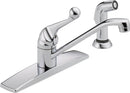 Faucet Classic Kitchen Sink Faucet with Side Spray in Matching Finish
