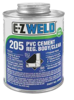E-Z Weld 20505 - 1 GAL PVC CEMENT