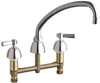 Chicago Faucets Concealed Kitchen Sink Faucet 201-RSL9E3VPABCP