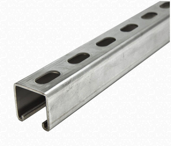 1-5/8" x 1-5/8" x 10 FT Slotted Strut Channel
