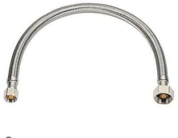 1/2" C x 1/2" FIP x 30" Stainless Steel Faucet Supply Line