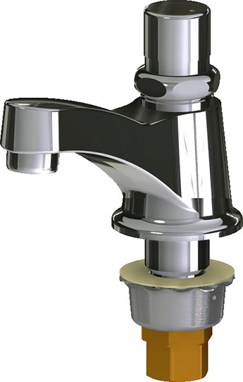 Chicago Faucets Single Faucet Metering 333-SLOE12COLDABCP