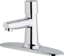 Chicago Faucets Lavatory Faucet, Manual Metering 3500-8E2805ABCP