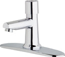 Chicago Faucets Vandal Proof Lavatory Faucet, Manual Metering 3500-8E39VPABCP