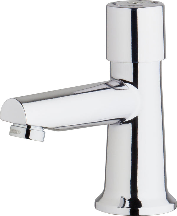 Chicago Faucets Lavatory Faucet, Manual Metering 3500-E2805ABCP